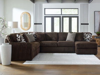 Midnight-Madness Sectional with Chaise - Furniture World