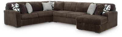 Midnight-Madness Sectional with Chaise - Furniture World