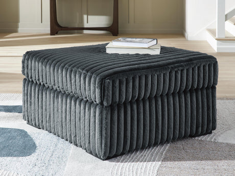 Midnight-Madness Oversized Accent Ottoman - Furniture World