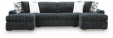 Midnight-Madness Sectional with Chaise