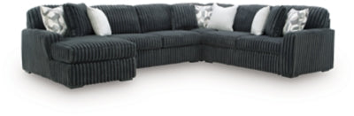 Midnight-Madness Sectional with Chaise - Furniture World
