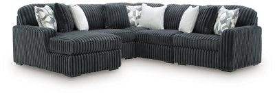 Midnight-Madness Sectional with Chaise - Furniture World