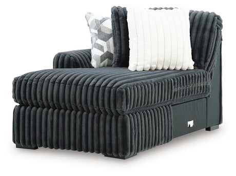 Midnight-Madness Sectional with Chaise - Furniture World