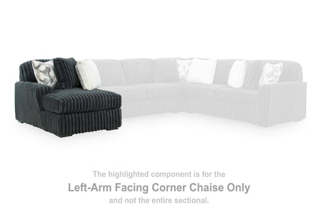 Midnight-Madness Sectional with Chaise - Furniture World