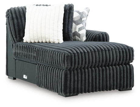 Midnight-Madness Sectional with Chaise - Furniture World