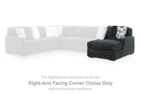 Midnight-Madness Sectional with Chaise - Furniture World