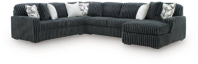 Midnight-Madness Sectional with Chaise - Furniture World