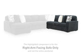 Midnight-Madness Sectional Sofa with Chaise
