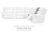 Social Pointe Reclining Sectional with Storage Consoles - Furniture World