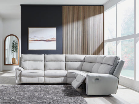 Social Pointe Power Reclining Sectional - Furniture World