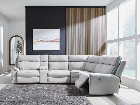 Social Pointe Power Reclining Sectional - Furniture World