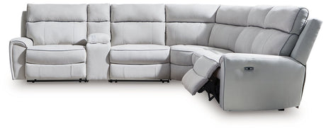 Social Pointe Power Reclining Sectional - Furniture World