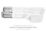 Social Pointe Reclining Sectional with Storage Consoles - Furniture World