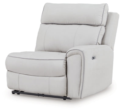 Social Pointe Reclining Sectional with Storage Consoles - Furniture World