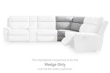 Social Pointe Reclining Sectional with Storage Consoles