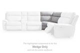 Social Pointe Reclining Sectional with Storage Consoles - Furniture World