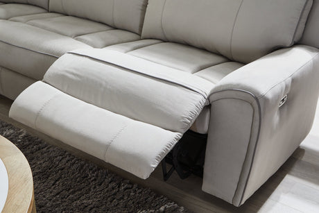 Social Pointe Power Reclining Sectional - Furniture World