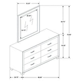 Melody Dresser with Mirror