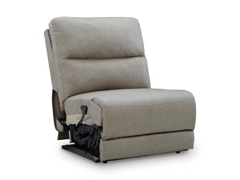 Narwhal Place Reclining Sectional with Storage Console - Furniture World