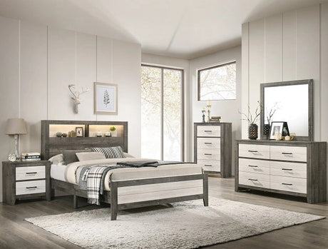 Crown Mark Furniture Rhett Dresser Mirror in Gray image