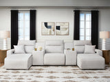 Modmax II Power Reclining Sectional with Chaise and Consoles