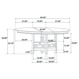 Lavon Counter Height Extension Dining Table