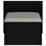Flora Makeup Vanity Table with LED Mirror and Stool