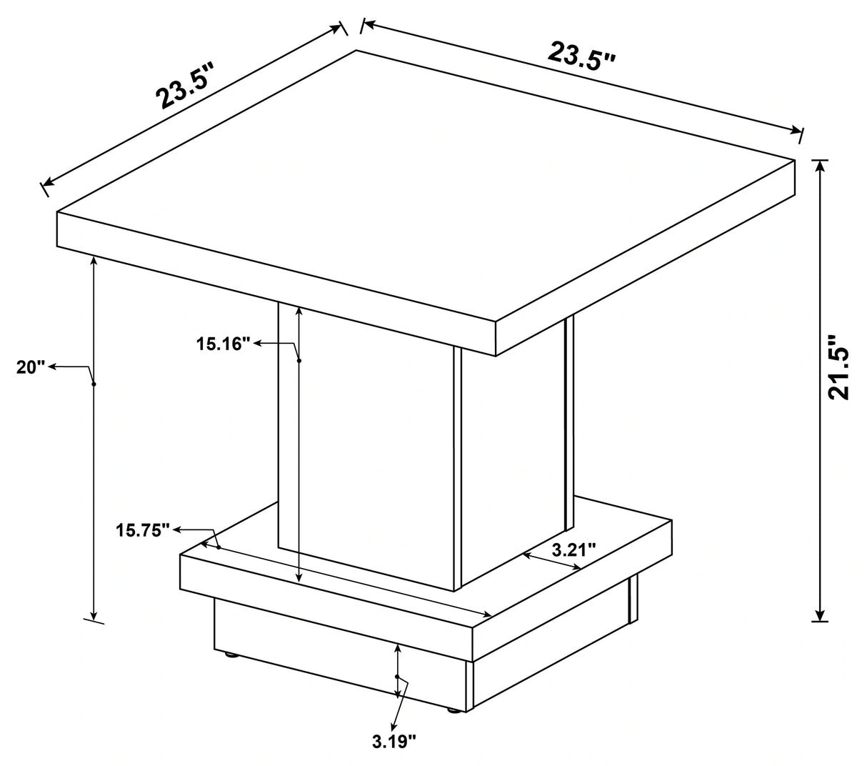 Reston End Table