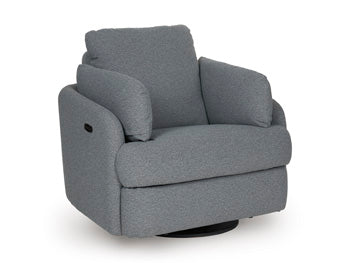 Alainmont Next-Gen Nuvella Swivel Power Recliner - Furniture World