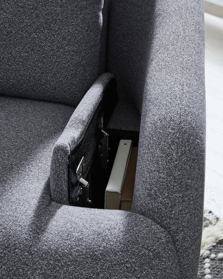 Alainmont Next-Gen Nuvella Swivel Power Recliner - Furniture World