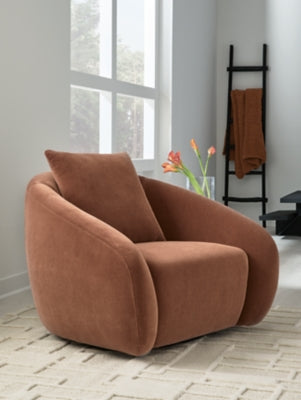 Yahya Swivel Accent Chair - Furniture World