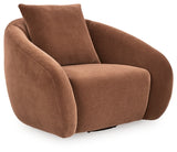 Yahya Swivel Accent Chair - Furniture World