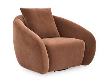 Yahya Swivel Accent Chair - Furniture World