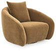 Yahya Swivel Accent Chair - Furniture World