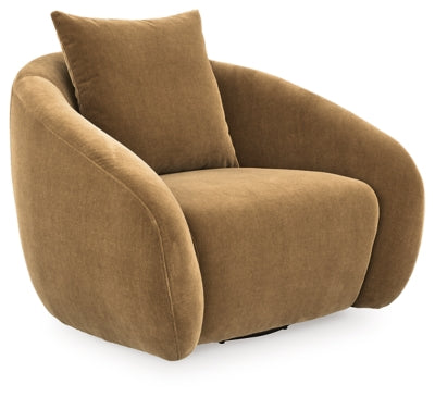 Yahya Swivel Accent Chair - Furniture World