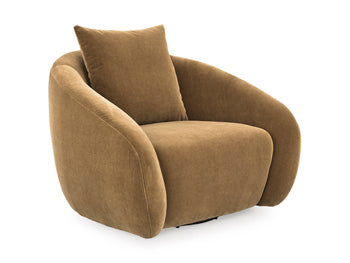 Yahya Swivel Accent Chair - Furniture World