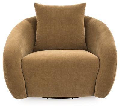 Yahya Swivel Accent Chair - Furniture World