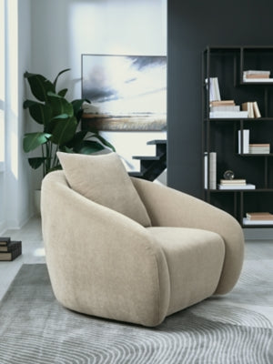 Yahya Swivel Accent Chair - Furniture World