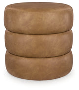 Ummi Swivel Accent Ottoman - Furniture World