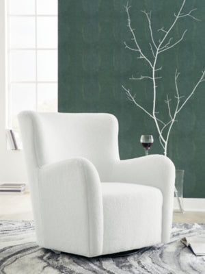 Rowenburg Swivel Glider Accent Chair - Furniture World