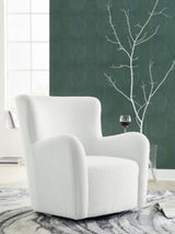 Rowenburg Swivel Glider Accent Chair - Furniture World