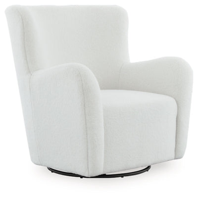 Rowenburg Swivel Glider Accent Chair - Furniture World