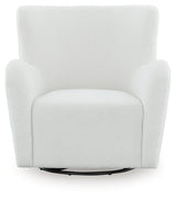 Rowenburg Swivel Glider Accent Chair - Furniture World