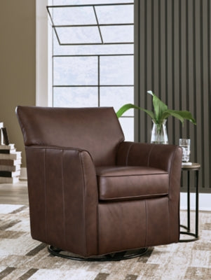 Braydunn Swivel Glider Accent Chair - Furniture World