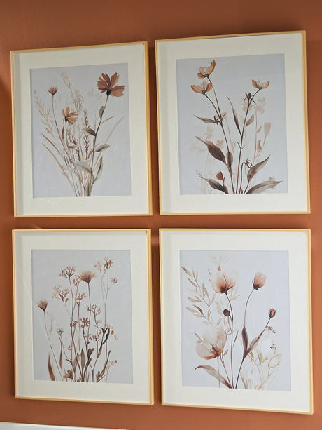 Chettings Wall Art (Set of 4) - Furniture World