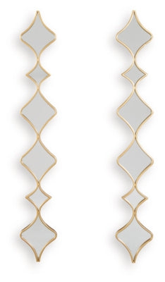 Harriswood Accent Mirror Set (Set of 2) - Furniture World