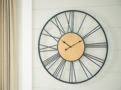 Brockett Wall Clock - Furniture World