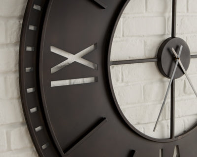 Lytle Wall Clock - Furniture World
