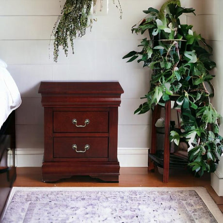 Louis Philippe Cherry Nightstand - Furniture World