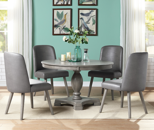 Waylon Gray Oak Dining Table - Furniture World